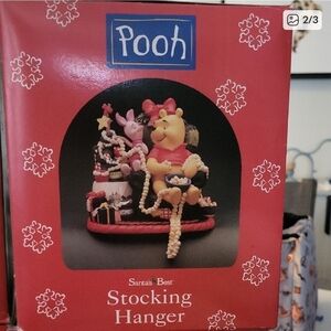 Disney Red Pooh Stocking Hanger